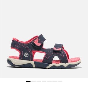 Timberland Kids Navy and Pink Sandals